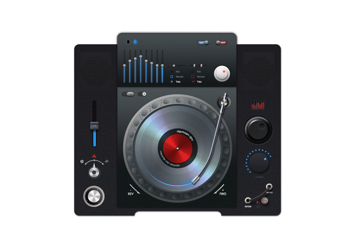 音乐/留声机/UI（图ZNjUwMjkzNjQ=） - 主题/皮肤 - 站酷设计师龍仔原创素材 - 站酷ZCOOL
