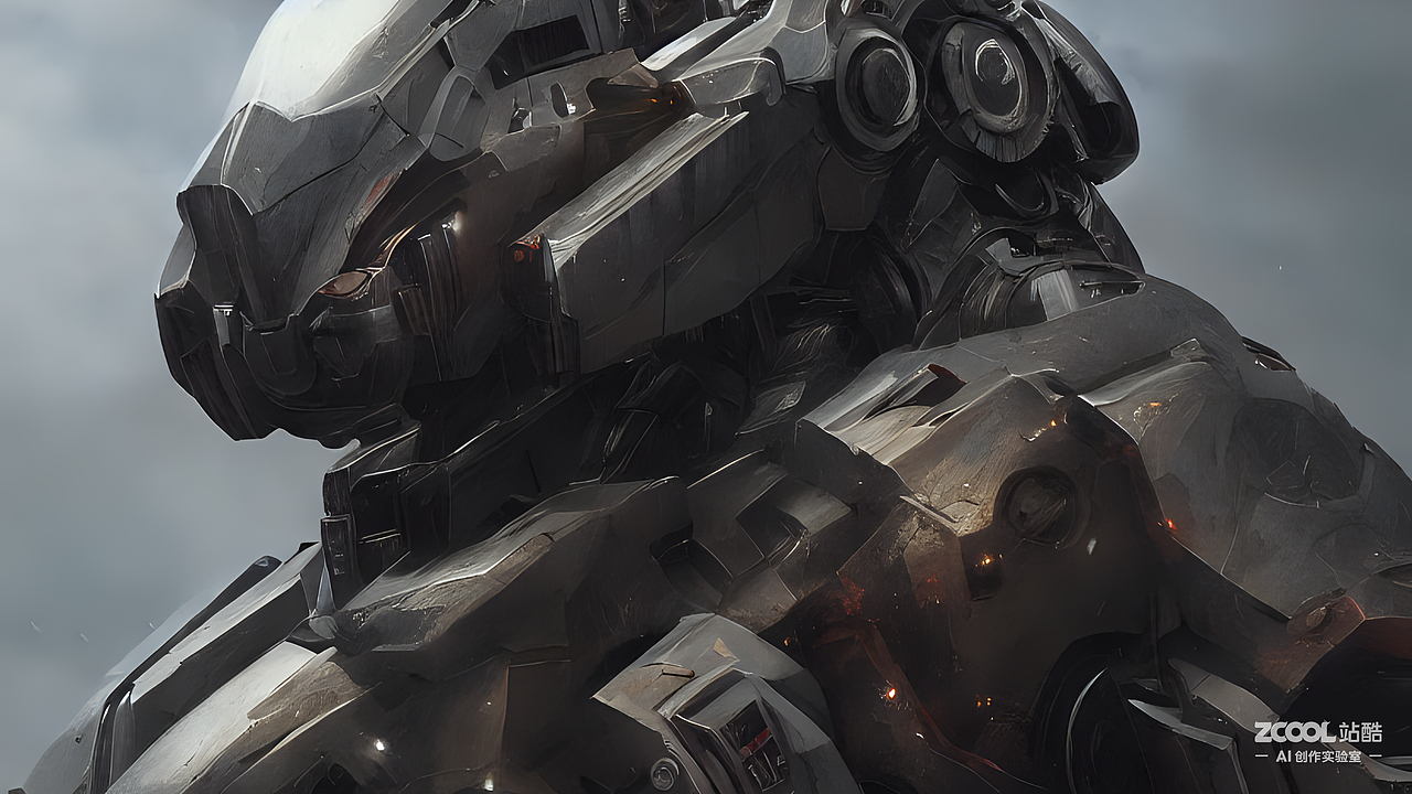 #AI创作实验室#战争机器（图ZMzIxODM4ODc2） - AI作品 - 站酷设计师ZQZP原创素材 - 站酷ZCOOL