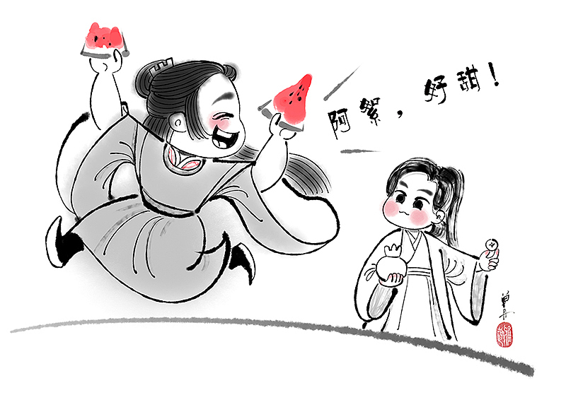 《山河令》百图计划第一弹！（图ZMjUxOTI5MDgw） - 创作习作 - 站酷设计师单丹丹SHAN原创素材 - 站酷ZCOOL