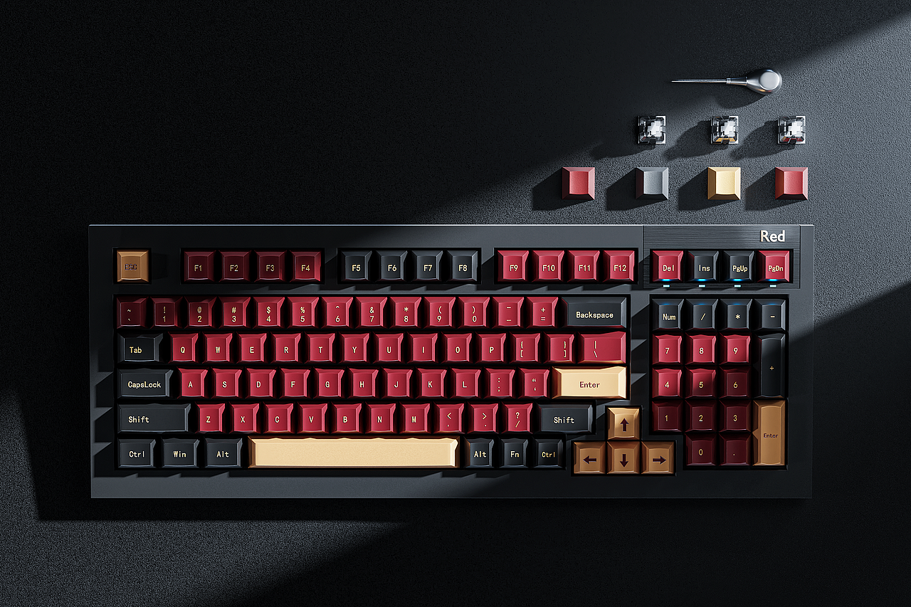 【渲染】—— 机械键盘