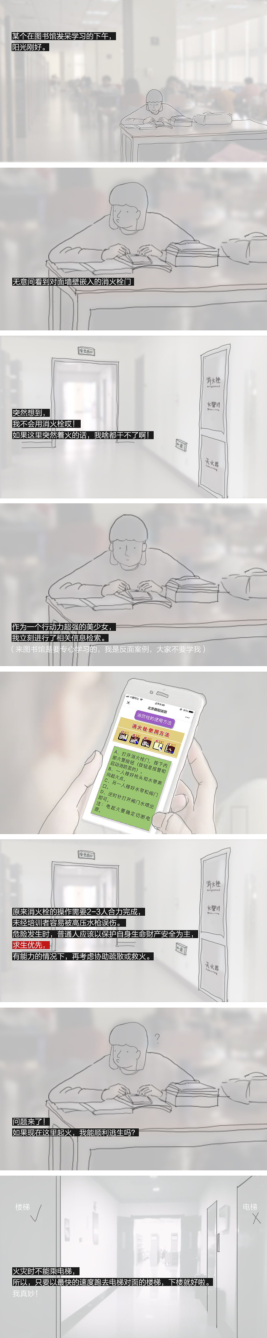 中传图书馆消防导视再设计