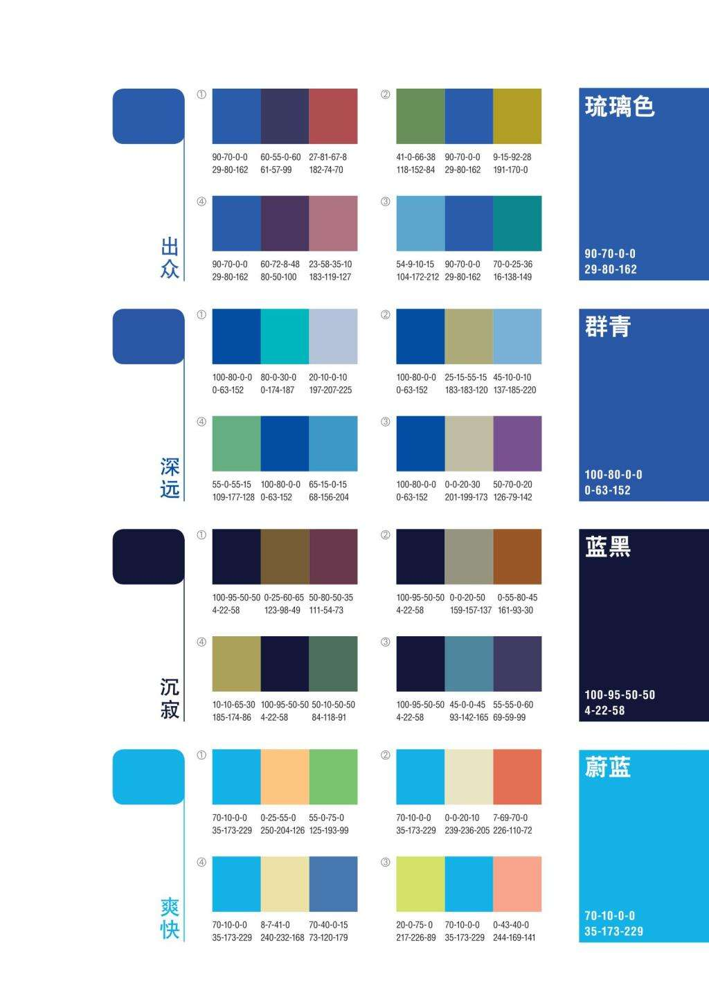 色彩配色方案汇总—跟着日本学视觉上最舒服的颜色搭配|平面|品牌|张万坤_ - 原创作品 - 站酷 (ZCOOL)