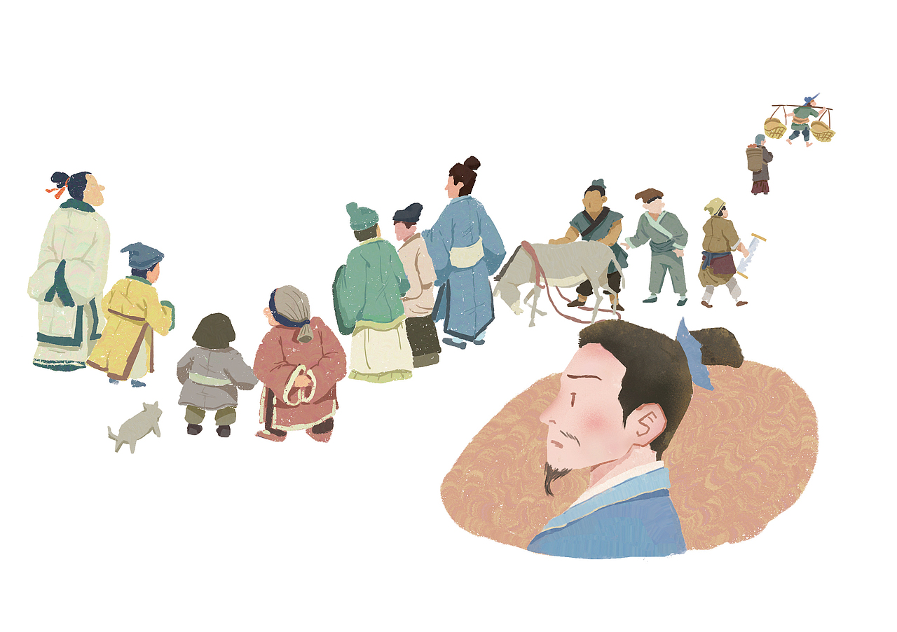 插画绘本《蒋敬买鸭》（图ZMjYyMTEyNzAw） - 绘本 - 站酷设计师是海贼小胡原创素材 - 站酷ZCOOL