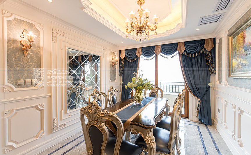 融侨城花湖汀 面积 280m2 风格 新古典