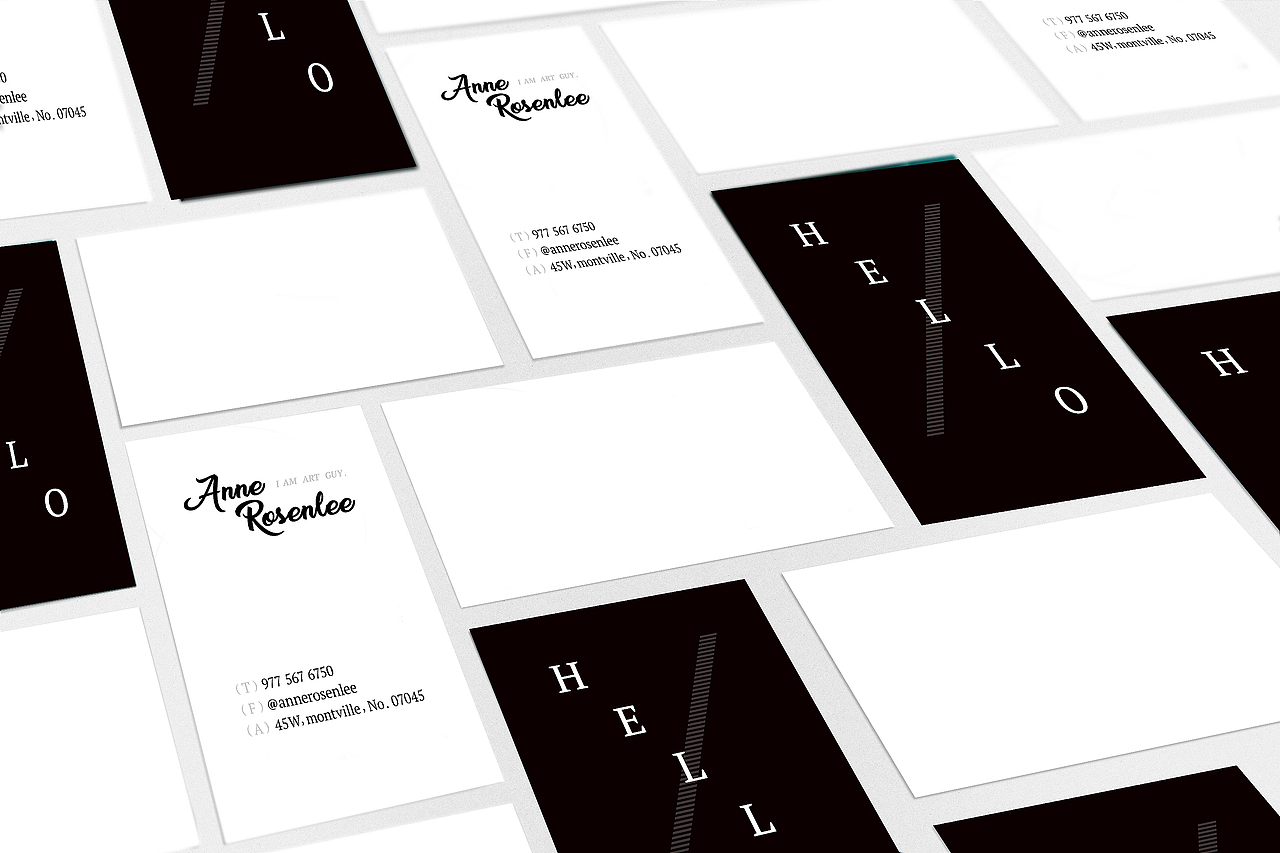 AnneRosenlee藝術家名片案例(非商用)