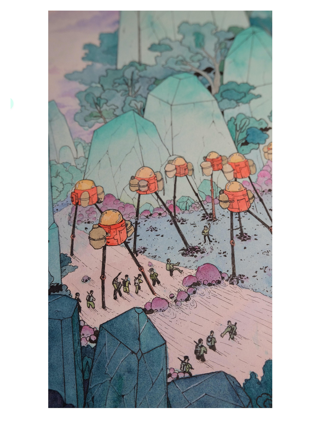 《屏蔽核心》主要场景设计