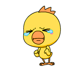 小黄鸡表情包 流泪图片