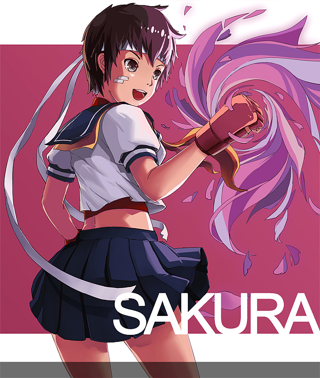 街头霸王 SAKURA（图ZOTMyNDM4NA==） - 创作习作 - 站酷设计师cctty110原创素材 - 站酷ZCOOL