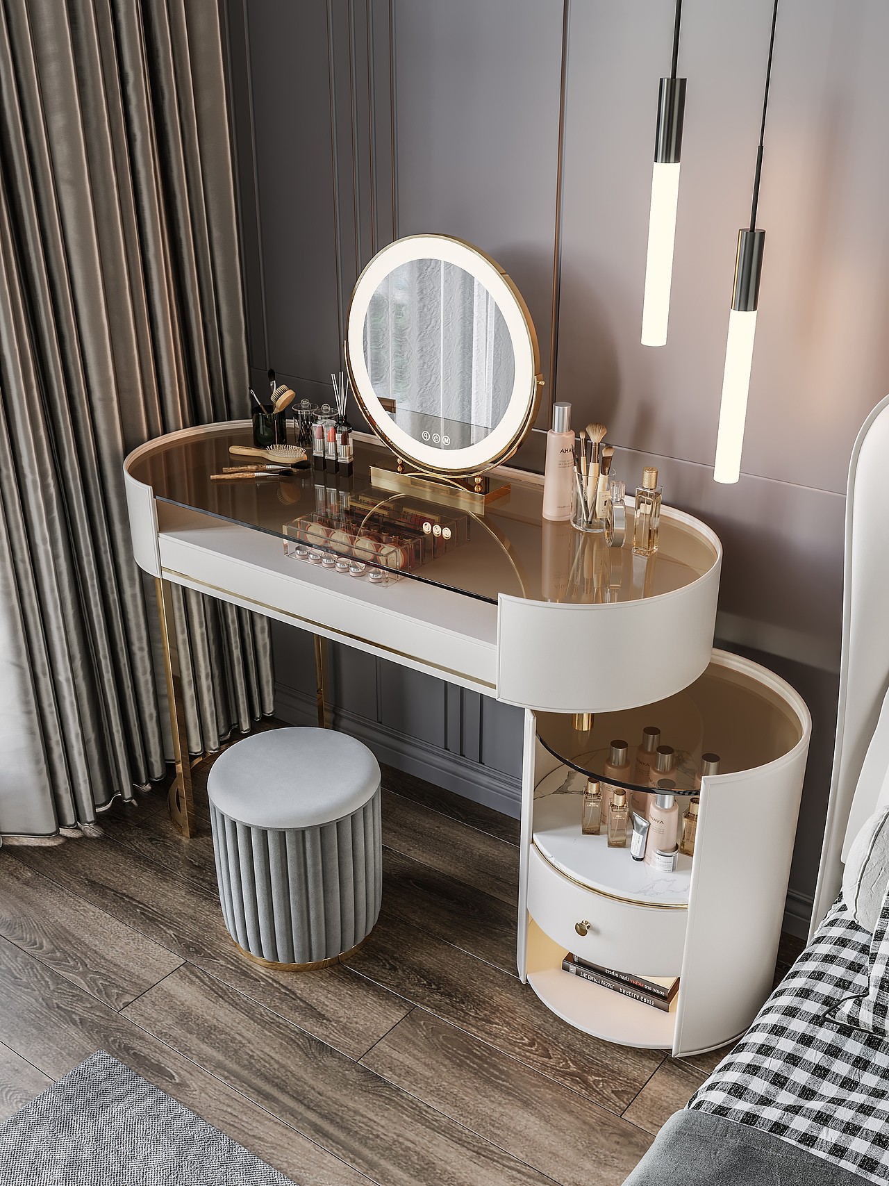 『电商』现代轻奢梳妆台