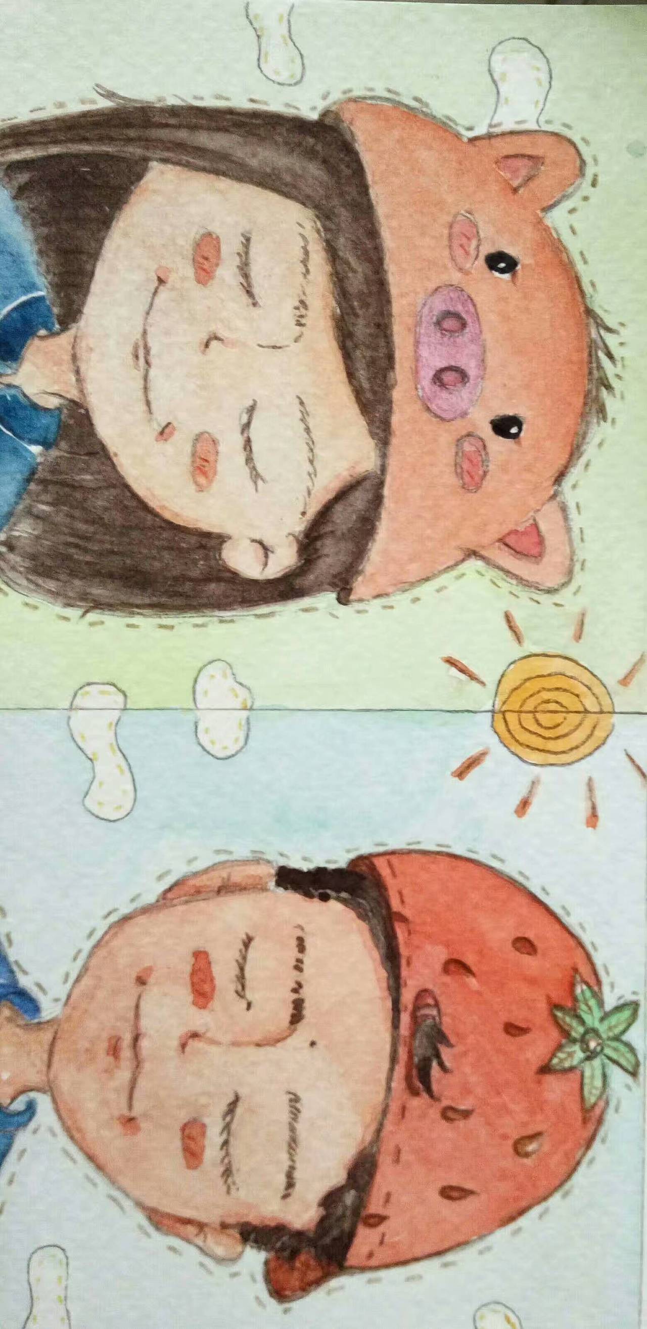 【2017上半年】手绘+板绘插画（图ZOTE1NTU2NTI=） - 创作习作 - 站酷设计师三木默言原创素材 - 站酷ZCOOL
