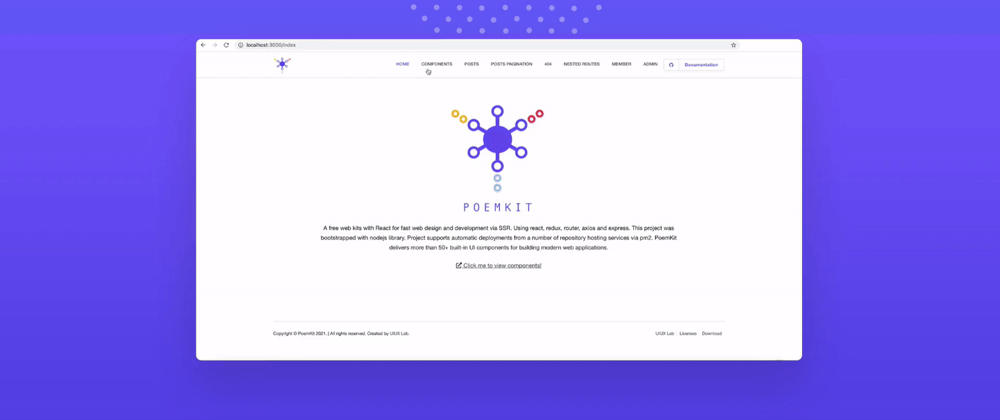 PoemKit - React Toolkit（图ZMjc5MDk0NjI4） - 其他网页 - 站酷设计师ChuckieChang原创素材 - 站酷ZCOOL