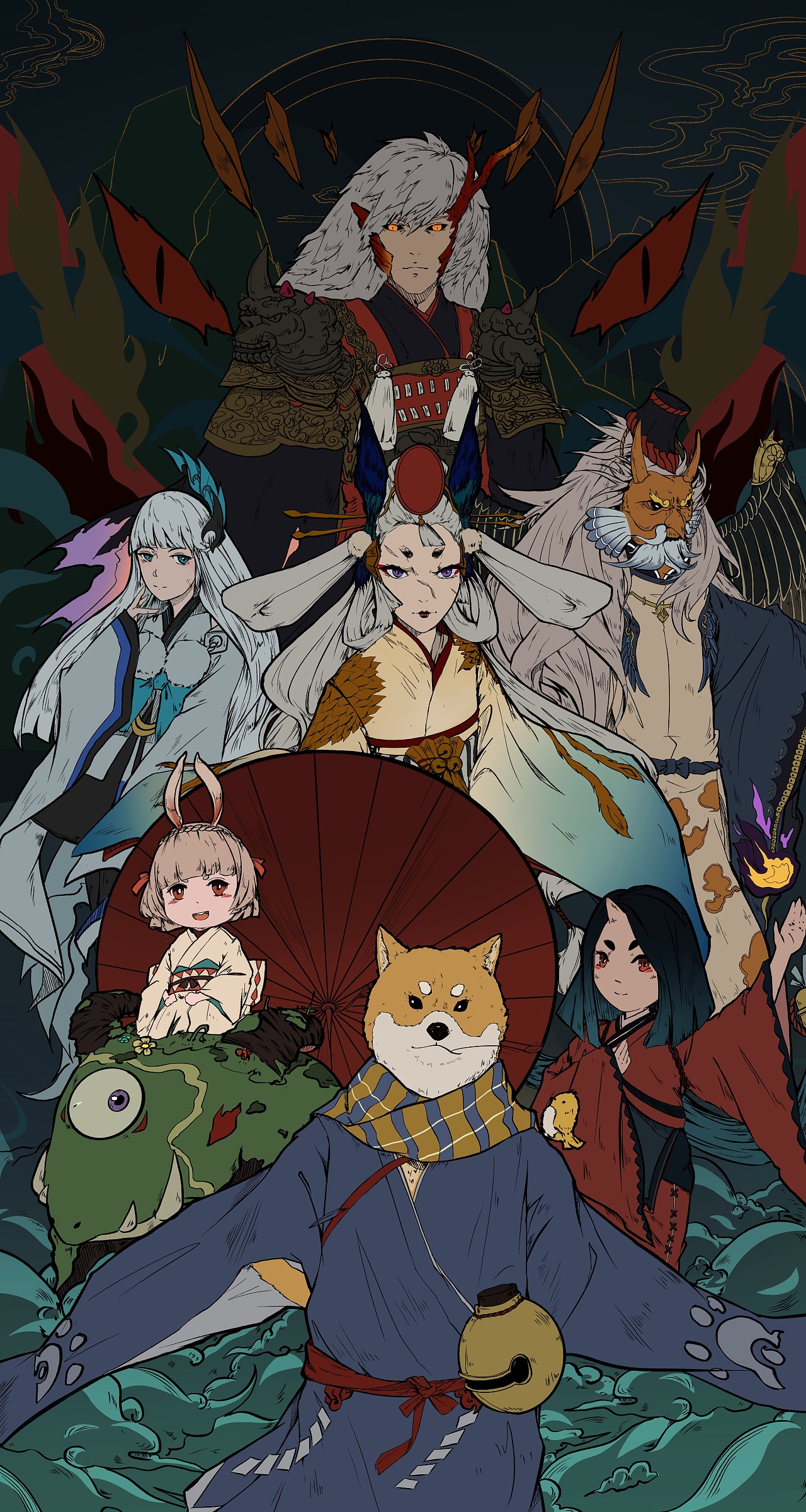 阴阳师同人插画