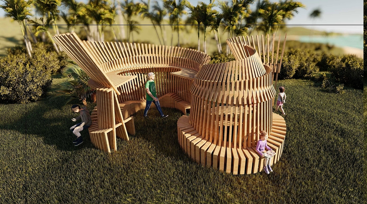 烟台大学大一养马岛木构设计