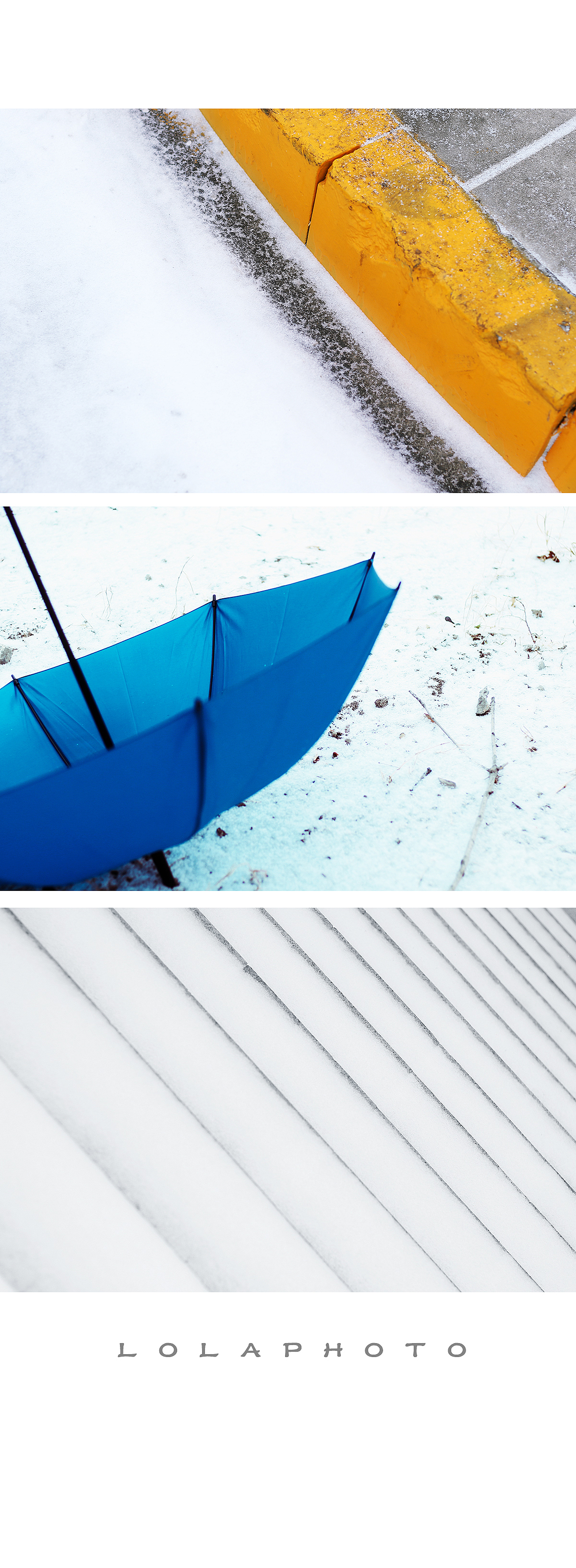 雪天的“画作”