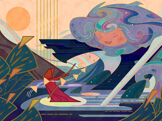 丝绸之路（个人主页-ZNDgzOTU4MTI=） - 儿童插画 - 站酷设计师冷可汀原创素材 - 站酷ZCOOL