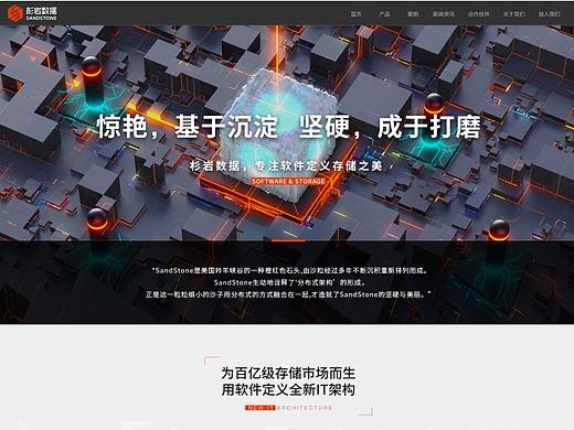 杉巖數(shù)據(jù)官網(wǎng)設(shè)計(jì)（個(gè)人主頁-ZNDkzMDI3Njg=） - 企業(yè)官網(wǎng) - 站酷設(shè)計(jì)師綠鯉魚與魚啊原創(chuàng)素材 - 站酷ZCOOL