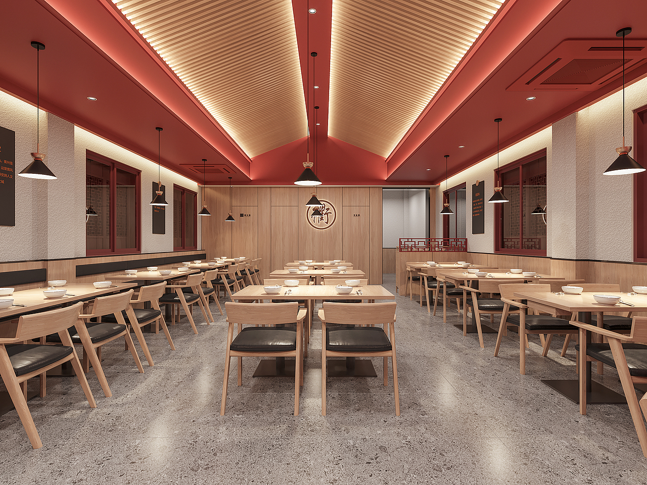 义乌佛堂小吃店设计