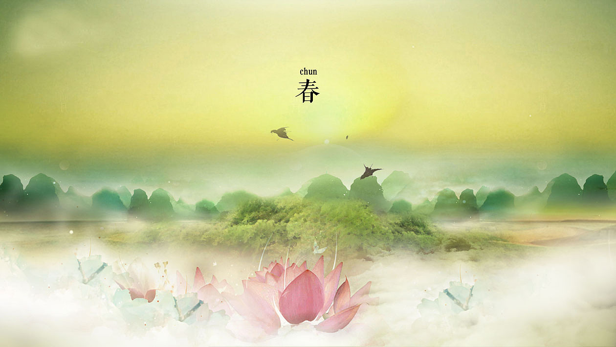 春·夏·秋·冬（图ZMTI3MTA1MTI=） - 宣传物料 - 站酷设计师sibylrui原创素材 - 站酷ZCOOL