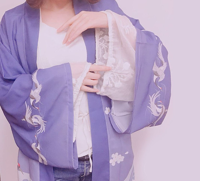 剑网3-鹤影天青-做成日常衣服啦~（图ZOTg4MDA4NDQ=） - 其他服装 - 站酷设计师uranus1202原创素材 - 站酷ZCOOL