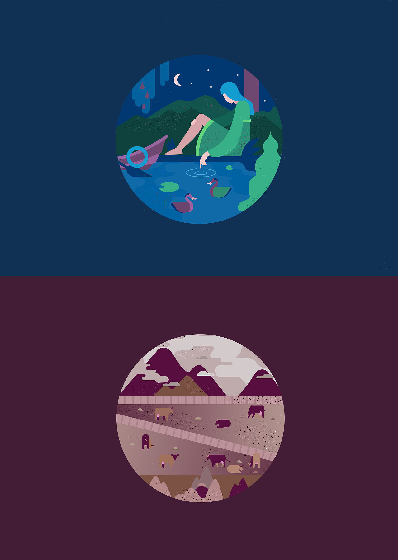 月色（图ZMTc2ODQ1NTY4） - 主题/皮肤 - 站酷设计师午后狂睡y原创素材 - 站酷ZCOOL