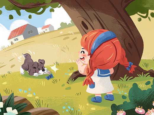 谢谢你，帮我找到它（个人主页-ZNTM1MjAxNDA=） - 儿童插画 - 站酷设计师啊臾原创素材 - 站酷ZCOOL