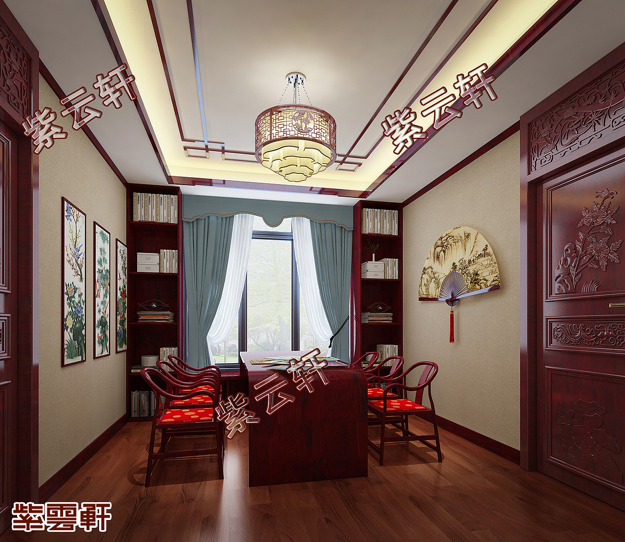 闲来知茶，静享岁月，中式茶室装修设计（图ZMjc5NTIxOTQ0） - 家装设计 - 站酷设计师紫云轩中式原创素材 - 站酷ZCOOL