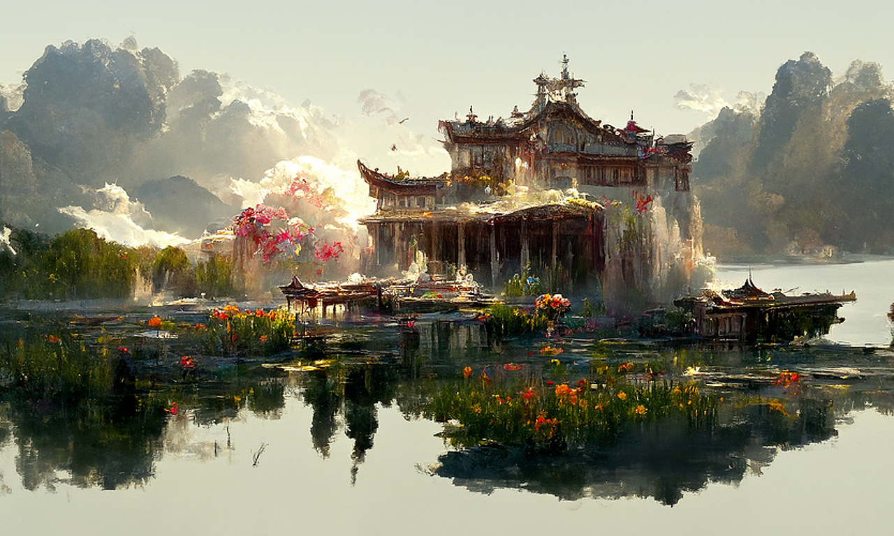 大明宫殿郁苍苍，紫禁龙楼直署香