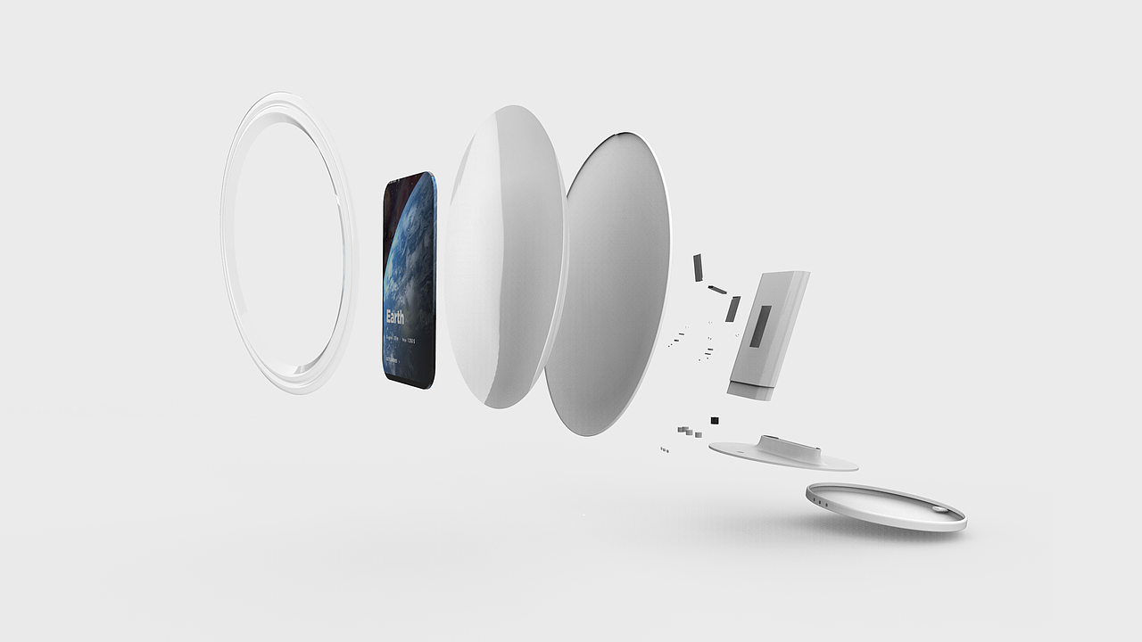 工业设计-ROUND智能台灯