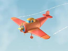 卡通飞机建模动画练习