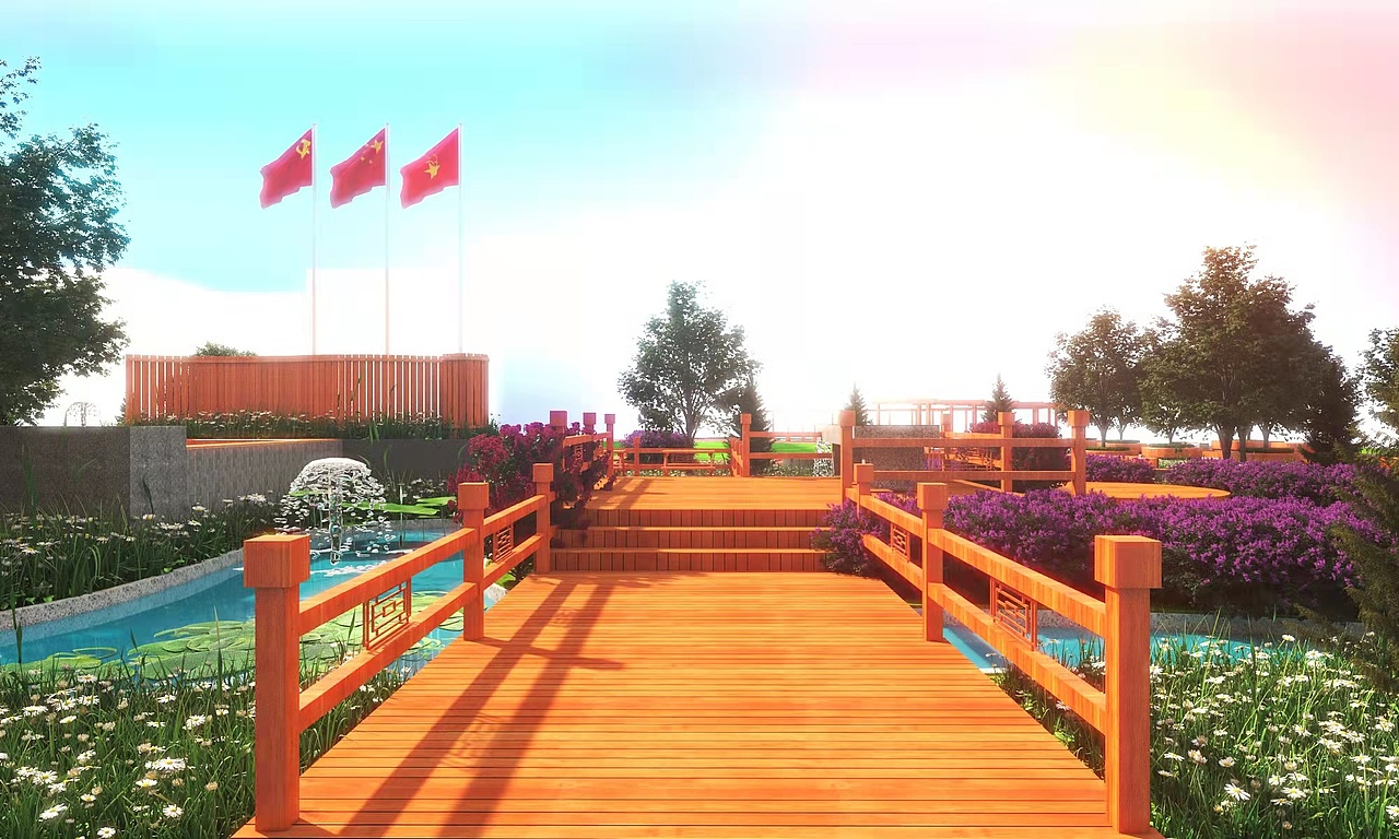 学校景观设计（图ZMjkwMTg0ODky） - 其他空间 - 站酷设计师奔跑的窝牛原创素材 - 站酷ZCOOL