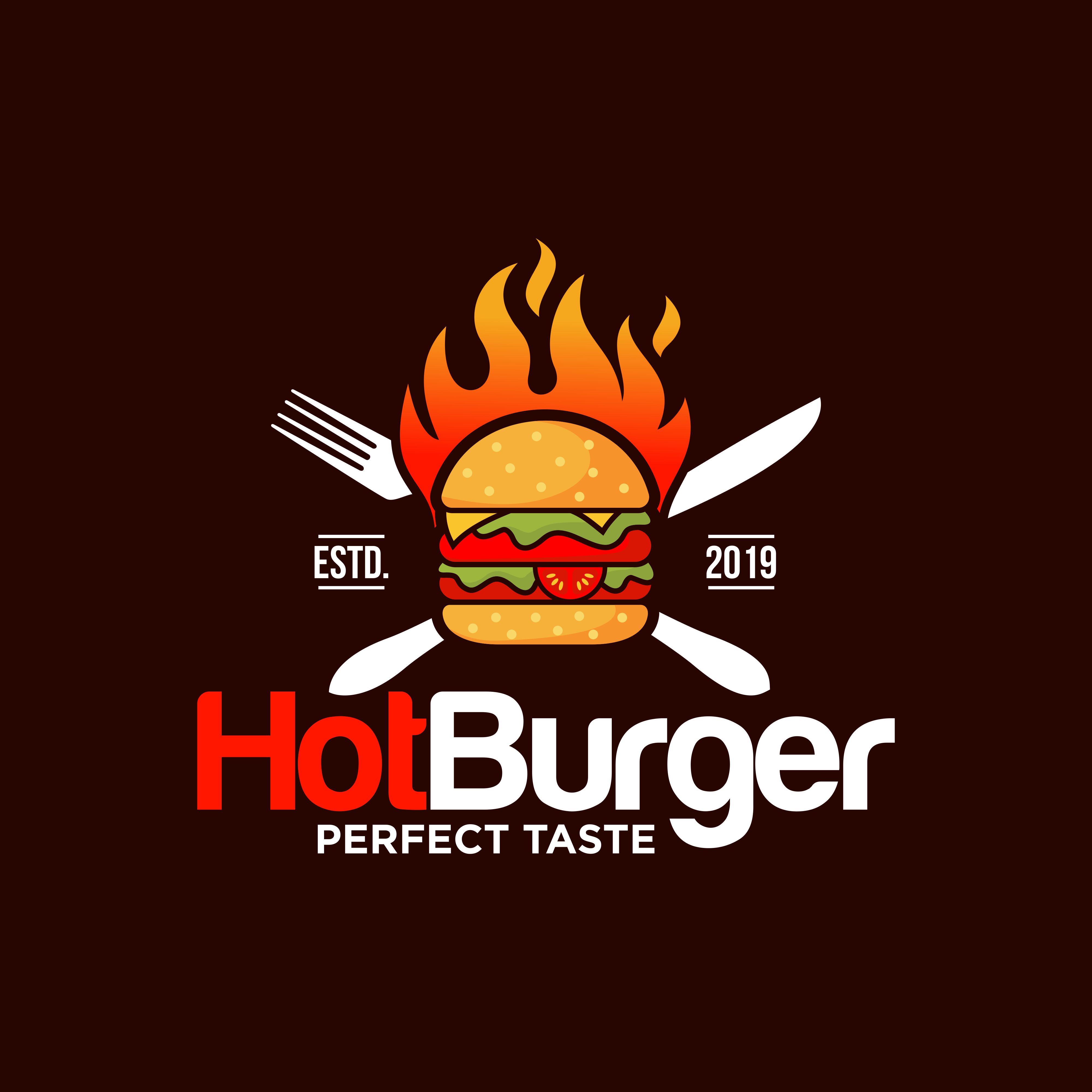 【素材】汉堡logo标志ai格式
