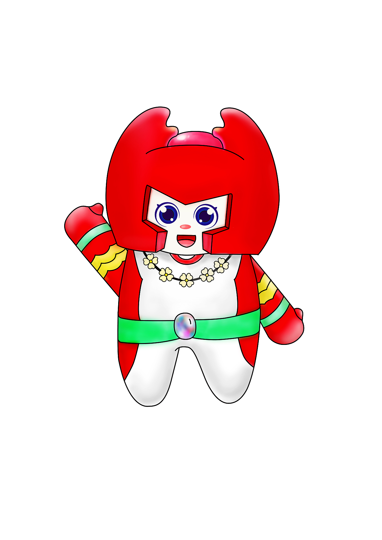 百年赛车吉祥物设计