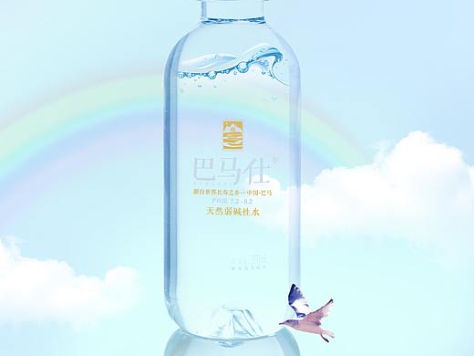 巴马仕天然弱碱水系列产品拍摄海报