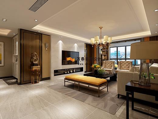 济南万泰装饰漫山香墅麓府170装修案例