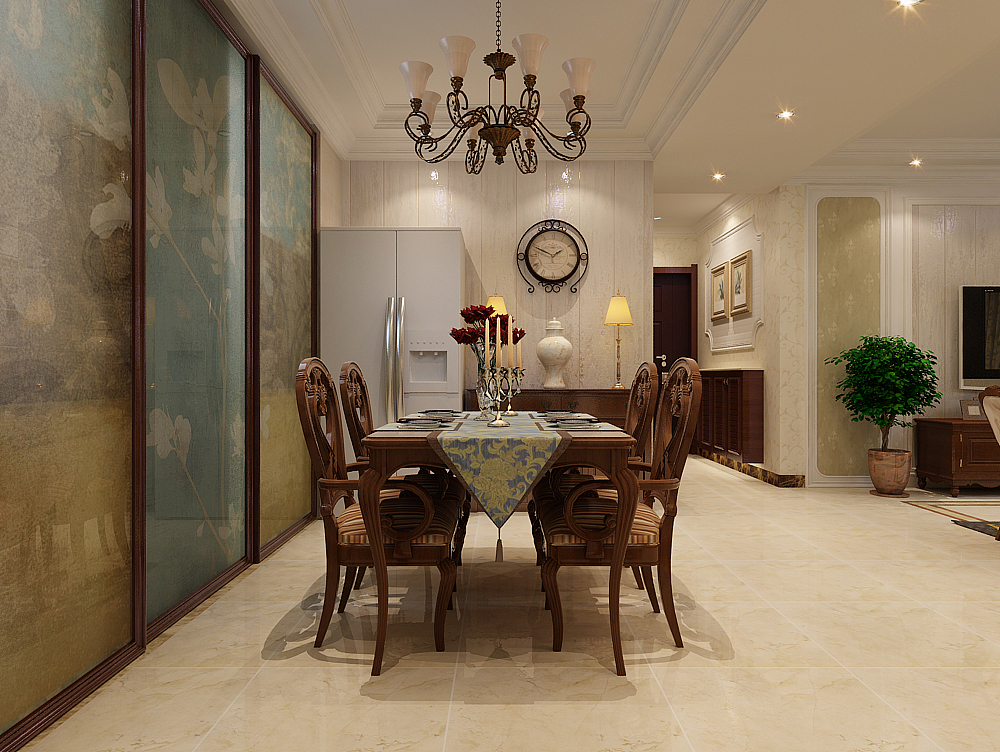 【天海誉天下装修】-139㎡三室两厅-简约美式