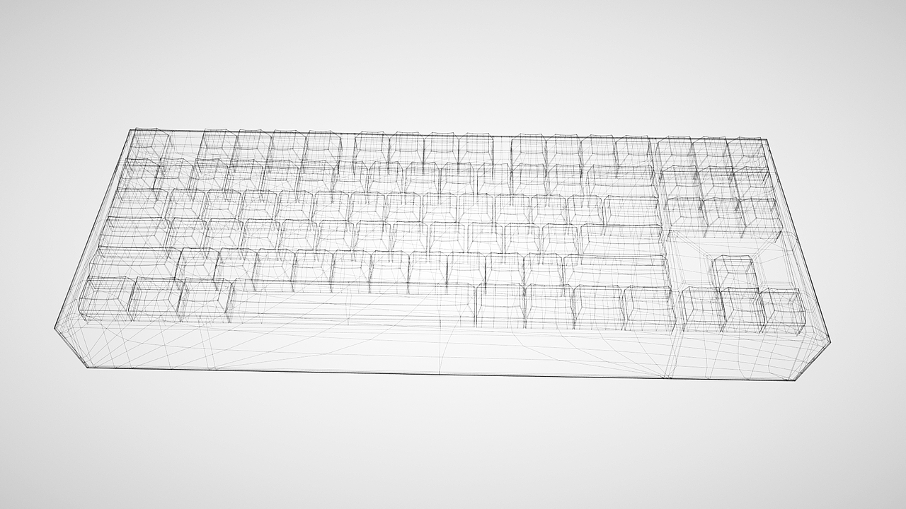 一款键盘 建模+渲染（图ZMTE0Nzk1MzA0） - 动画/影视 - 站酷设计师Mr晨风原创素材 - 站酷ZCOOL