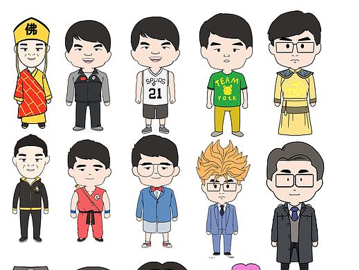 Q版人物變裝（個(gè)人主頁(yè)-ZNTQ5MDIzNzY=） - 其他動(dòng)漫 - 站酷設(shè)計(jì)師00AK00原創(chuàng)素材 - 站酷ZCOOL