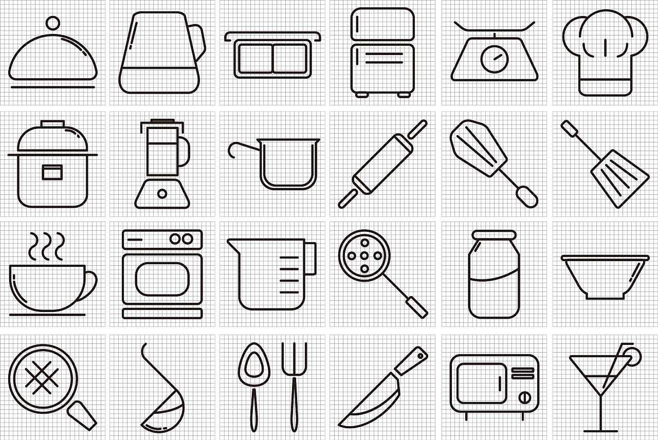 厨具icon设计|ui|图标|是你的奶萱呀 - 原创作品 - 站酷 (zcool)