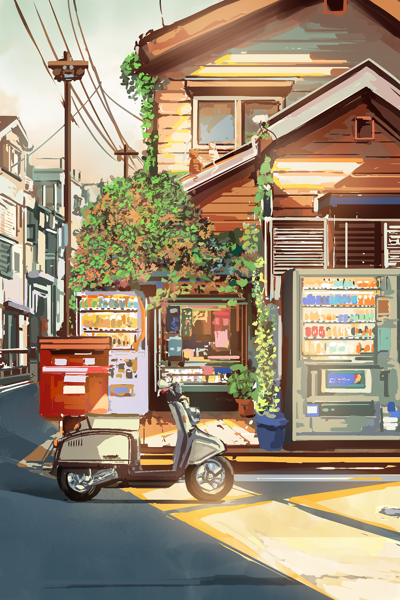 《阳光下的街道》