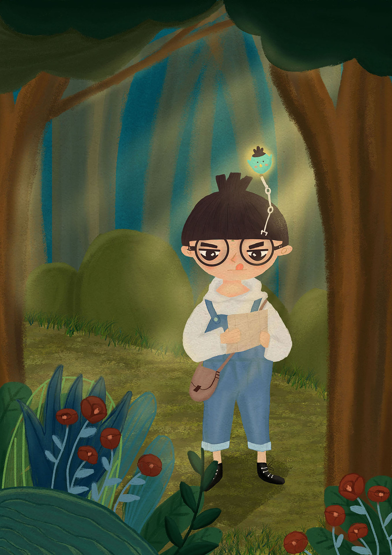 国漫万创#探险家伍六七森林探险记