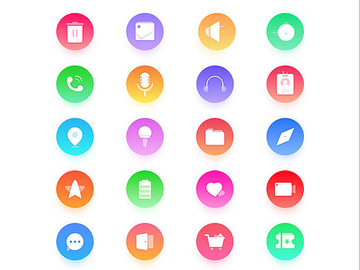 漸變圖標(biāo)（個(gè)人主頁(yè)-ZMzA0MDQwNTI=） - 圖標(biāo) - 站酷設(shè)計(jì)師寫下心情i原創(chuàng)素材 - 站酷ZCOOL