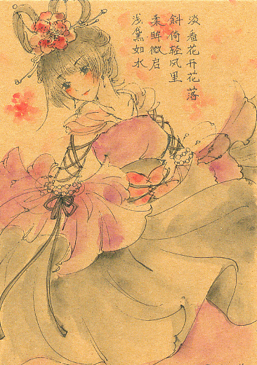 牛皮纸上的手绘~