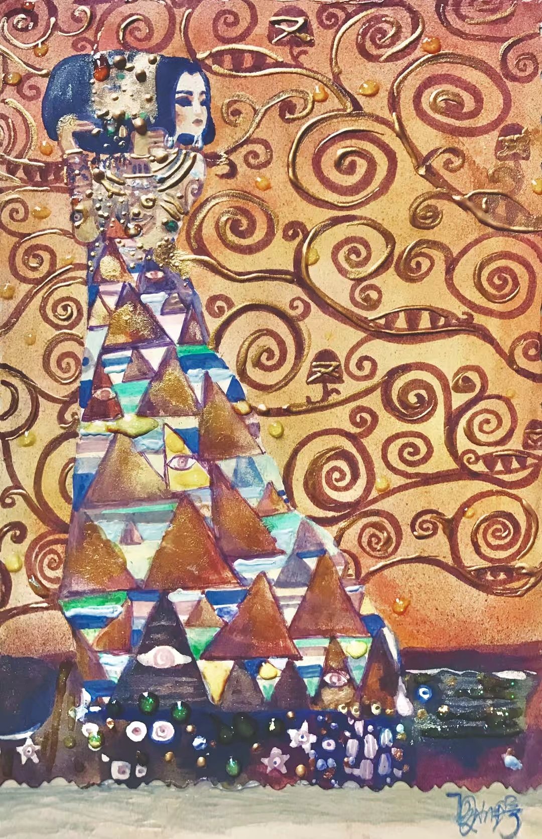 玩综合材料画（图ZMTExMzYwMDQ4） - 其他 - 站酷设计师夏小野原创素材 - 站酷ZCOOL