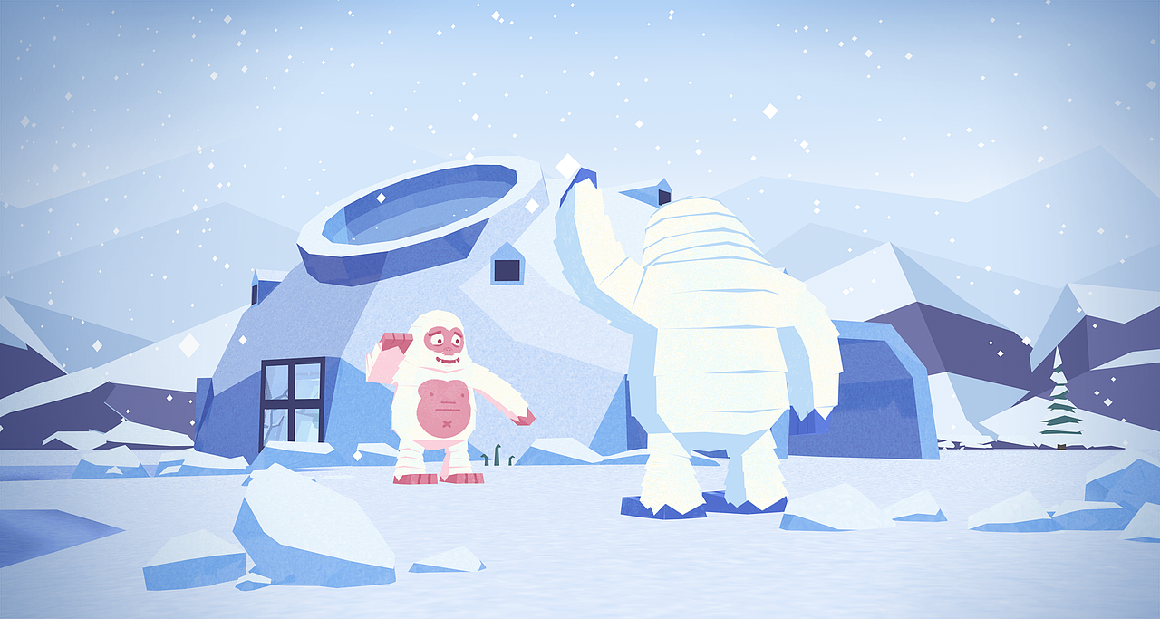 冰湖雪屋：3D仿2D移動VR互動應用demo（图ZMTI3NjY2NTcy） - VR设计 - 站酷设计师PEIYUNLI原创素材 - 站酷ZCOOL