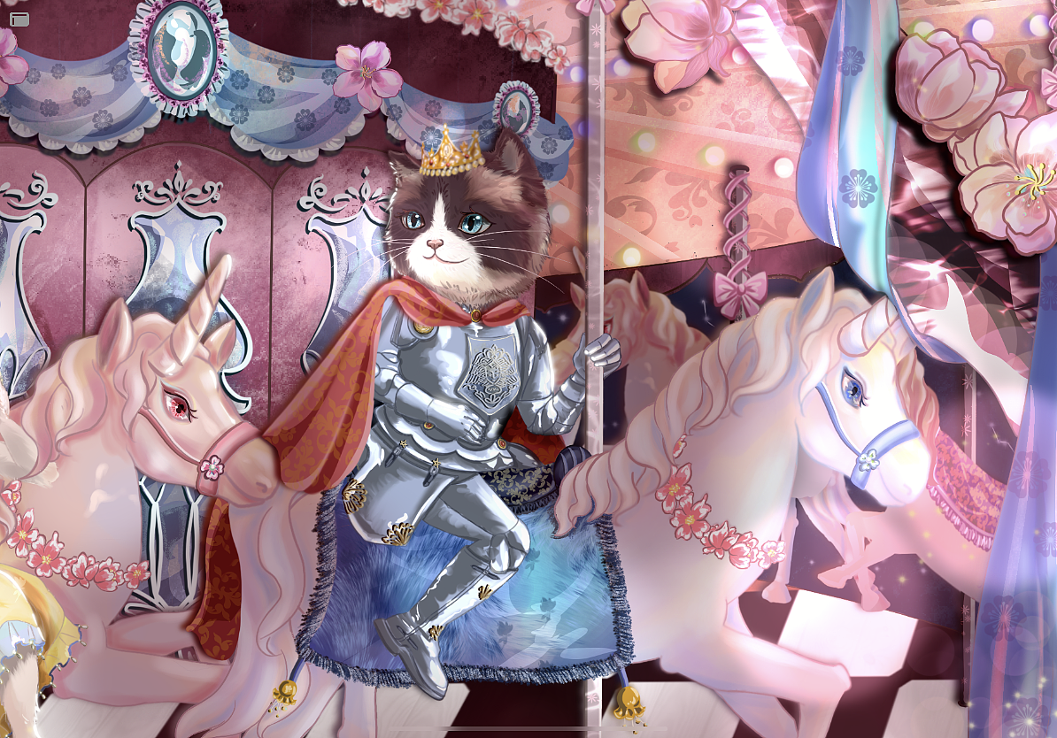 猫咪游乐园约稿（图ZMzE2OTUxNTg4） - 商业插画 - 站酷设计师蒯蓁蓁Kuaizhen原创素材 - 站酷ZCOOL