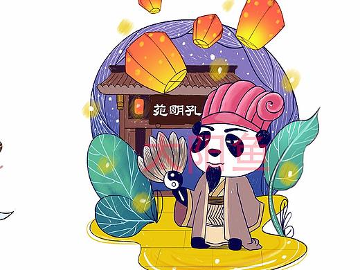 熊猫与三国人物