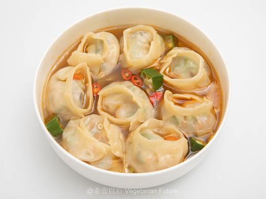 素酸汤饺子