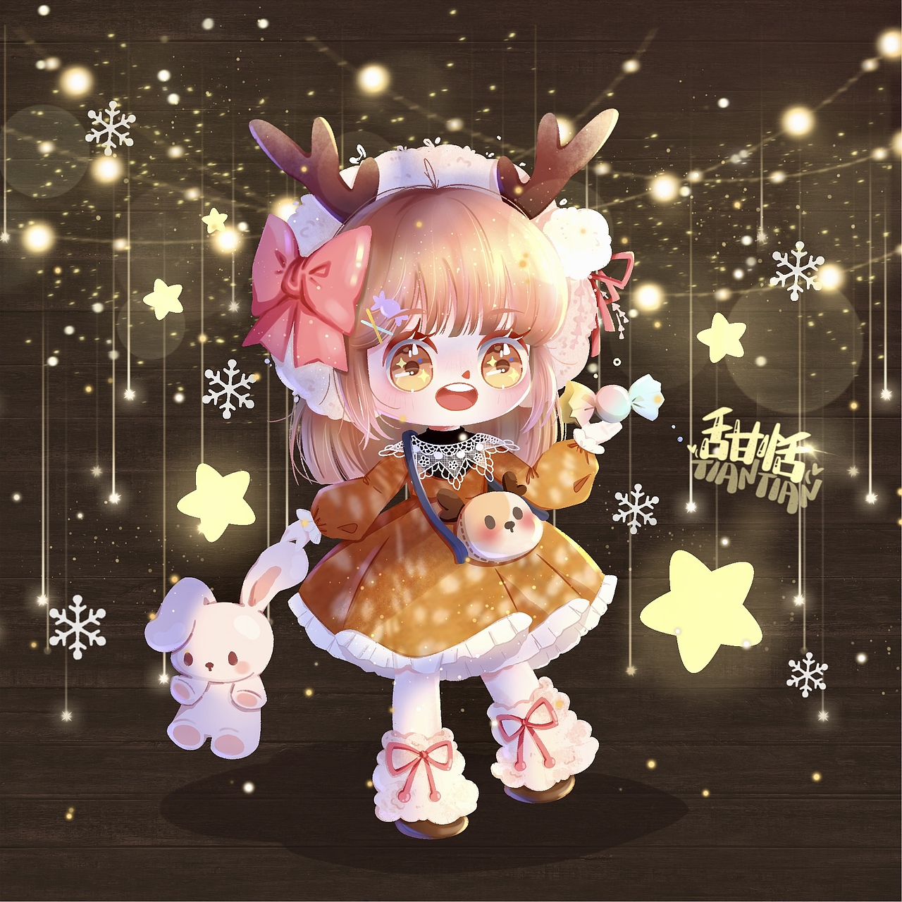 甜恬往期插画小总结