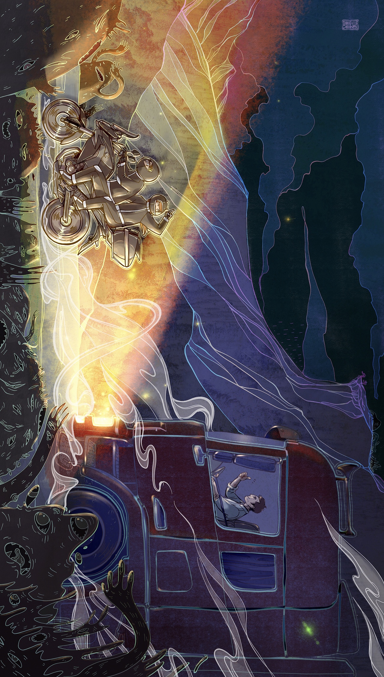 光|插画|艺术插画|ting_米小央 - 原创作品 - 站酷 (zcool)