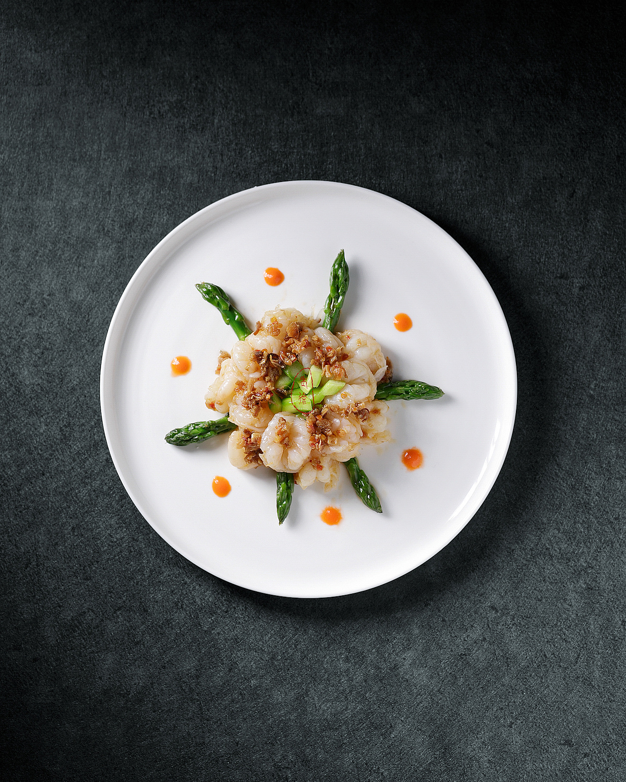 中餐食品西式摆盘二